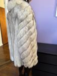 SAGA Blue Fox Fur Coat - Size XL