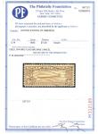 US Airmail Stamp Scott C14 Brown Zeppelin