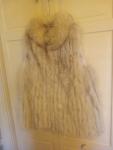 Blue Fox Fur Vest - Small Size