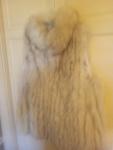 Blue Fox Fur Vest - Small Size