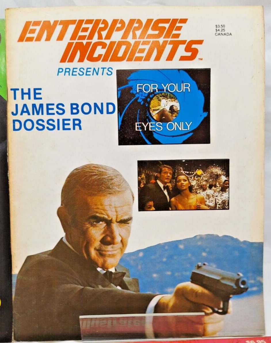 1980's+ James Bond 007 Comics/Magazines Bundle - 4 Pack