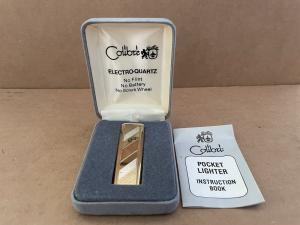 Colibri Vintage Pocket Lighter with Box - Gold
