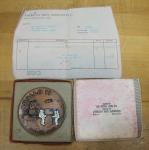 1969 Apollo 11 Copper Enamel Medallion Paperweight