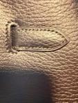 2003 Hermes Birkin 35 Black Handbag with Gold Hardware