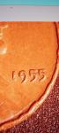 1955 Wheat Penny with Die Cracks and DDO