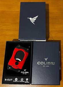 Colibri S-CUT Cigar Cutter - Red and Black