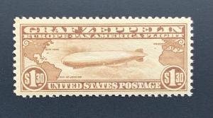 US Graf Zeppelin C14 Air Mail Stamp