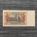 WWII 1942 German 5 Mark Banknote Collectible