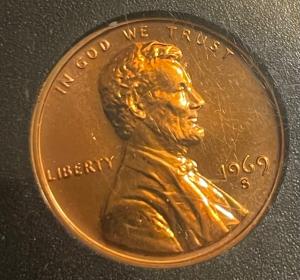 1969 S Lincoln Memorial Penny DDO/DDR Uncertified