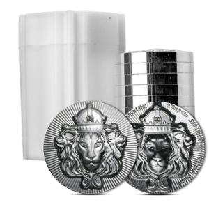 10-Pack 2 oz Scottsdale Stacker Silver Rounds