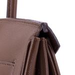 Brown Hermes Birkin 35 Handbag with Gold Hardware