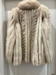 Vintage Saga Fox Arctic Fur Coat - Size Large