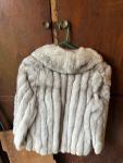 Vintage Blue Fox Fur Coat by Saga Fox