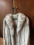 Vintage Blue Fox Fur Coat by Saga Fox