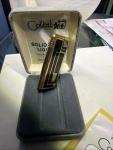 Gold Tone Colibri Wave Pattern Butane Lighter
