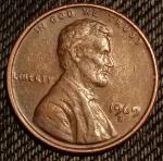 1969 Lincoln Penny with Doubled Die Errors