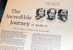 Apollo 11 Moon Landing Newspaper Tribute 1969