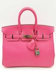 Hermes Birkin 25 Fuchsia Pink Epsom Bag