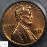 1972 Red Doubled Die Lincoln Memorial Cent