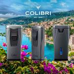 Colibri Monaco Triple Jet Flame Lighter - Gray