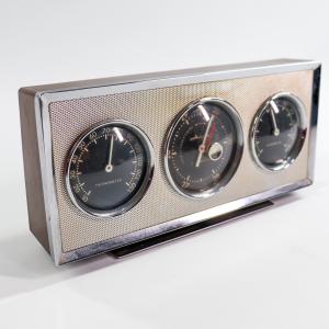 Vintage Airguide Chrome Weather Station 1960s