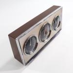 Vintage Airguide Chrome Weather Station 1960s