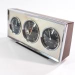 Vintage Airguide Chrome Weather Station 1960s