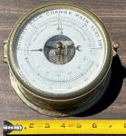 Vintage Schatz Brass Ship's Compensated Barometer