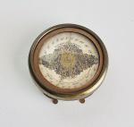 4” Vintage Brass Temp/Humidity Gauge by WITTNAUER