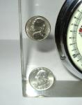 Lufft Germany Barometer with 1964 Silver Coins