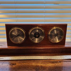 Vintage Barigo German Weather Station Barometer