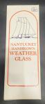 Nantucket Vintage Hand Blown Weather Glass