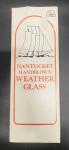 Nantucket Vintage Hand Blown Weather Glass