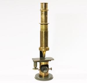 Hartnack & Co 1870s Drum Microscope with Cabinet