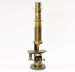 Hartnack & Co 1870s Drum Microscope with Cabinet