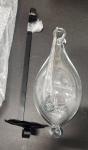 Nantucket Vintage Hand Blown Weather Glass