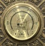 Mid Century Modern Airguide Zodiac Barometer