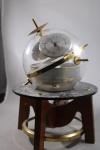 Vintage German Sputnik Barometer Thermometer Hydrometer