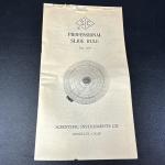Vintage SIC Professional Circular Slide Rule No. 250