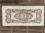 1942 Japanese Occupation 10 Centavos Note