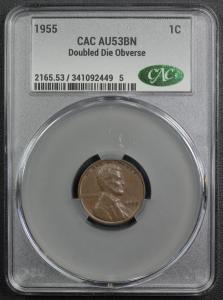 1955 Doubled Die Lincoln Wheat Cent 1C