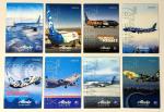 Alaska Airlines Boeing 737 Pilot Trading Cards Set