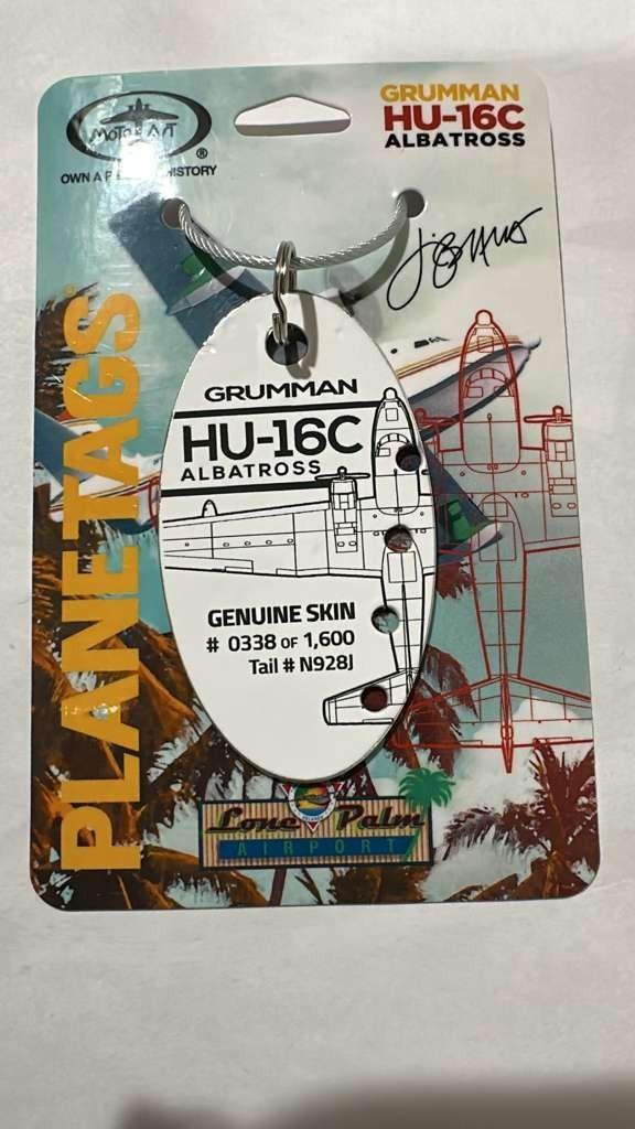 Jimmy Buffett Hemisphere Dancer Plane Tag - Limited Edition