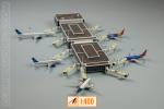 1:400 Scale Airport Terminal Model by Clipper