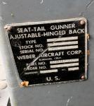 B-52 Stratofortress Tail Gunner Non-Ejection Seat