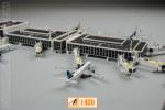 1:400 Scale Airport Terminal Model by Clipper