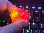 Boeing 737 Master-Caution Warning Light Keychain