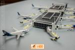 1:400 Scale Airport Terminal Model by Clipper