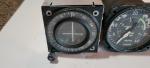 Vintage Aviation Aircraft Gauges Indicator Set