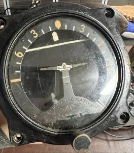 WWII U.S. Army Sperry Flight Indicator Gauge